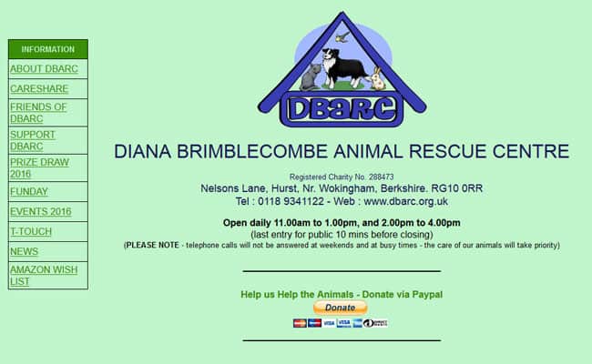 Diana Brimblecombe Animal Rescue, Wokingham