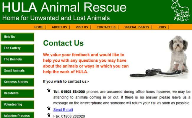 HULA Animal Sanctuary, Milton Keynes