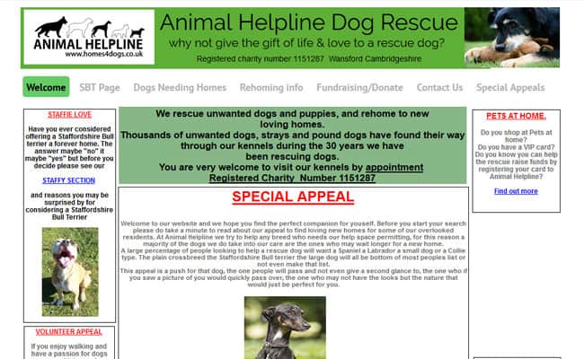 Animal Helpline Dog Rescue, Peterborough