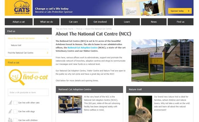 Cats Protection National Centre, Haywards Heath