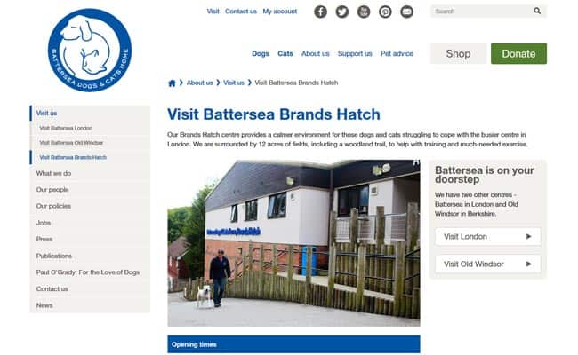 Battersea dogs and cats home best sale brands hatch