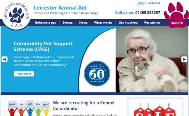 Leicestershire Animal Aid Association, Leicester