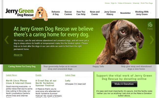 Jerry Green Dog Rescue, Brigg