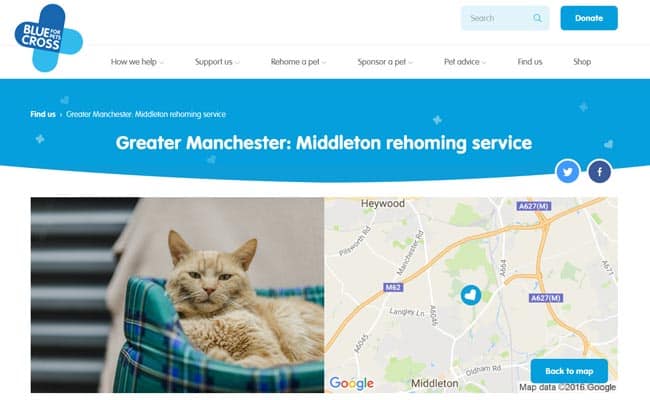 Blue Cross Rehoming Service, Middleton