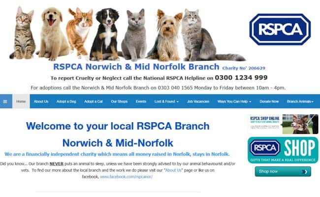 RSPCA Paws Animal Centre, Norwich
