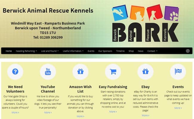 Berwick Animal Rescue Kennels, Berwick-Upon-Tweed