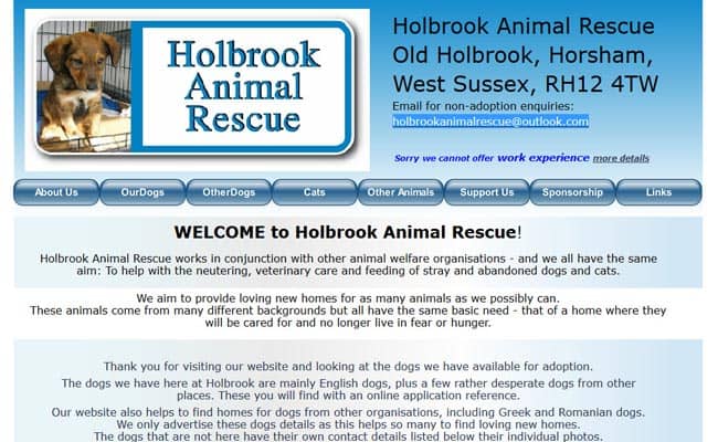 Holbrook Animal Rescue, Horsham