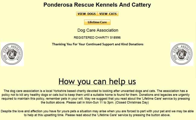 Ponderosa Dog Care Association, Castleford