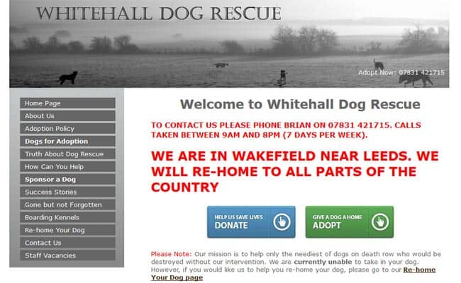 Whitehall Dog Rescue, Wakefield